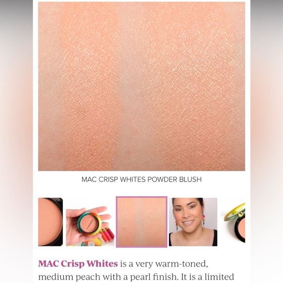 CRISP WHITES Wash & Dry MAC Powder Blush - Picture 10 of 16